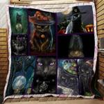 witch cat quilt blanket d2451649
