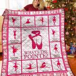without ballet whats the pointe quilt blanket great customized blanket gifts for birthday 0