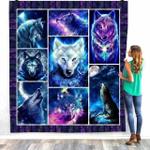 wolf blue wolf ql quilt blanket dhc04011506dd d2482721