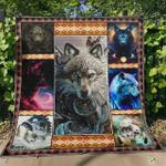 wolf fantastic wolf quilt blanket dhc04012003dd d2481300