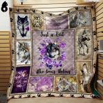wolf girl love wolf quilt blanket dhc04011929dd d2481282