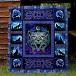wolf head pattern quilt blanket great customized blanket gifts for birthday christmas 0