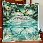 wolf love i choose you quilt blanket d2448210