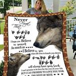 wolf sign language quilt blanket dhc150120641td d2446997