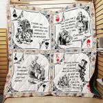 wonderland the playing cards quilt blanket d2452754