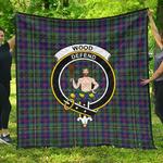 wood modern tartan clan badge premium quilt th8 home decor quilt d2419474