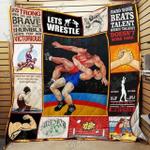wrestling cl18100819mdq quilt blanket d2480422