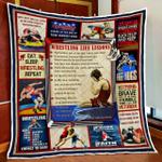 wrestling life lessons quilt blanket d2448886