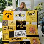 wyoming cowboys quilt blanket great customized blanket gifts for birthday christmas thanksgiving 0