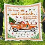 xmas miami hurricanes football quilt blanket d2451674