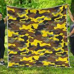 yellow brown and black camouflage cl17100731mdq quilt blanket d2483605