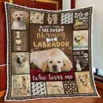 yellow labrador retriever quilt blanket d2448348