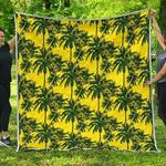 yellow palm tree cl17100738mdq quilt blanket d2483001
