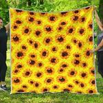 yellow sunflower cl17100742mdq quilt blanket d2483392