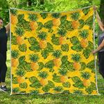 yellow tropical pineapple hur quilt eu d2486674