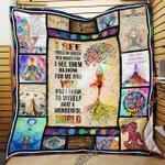 yoga and i think to myself what a wonderful world quilt blanket d2448930