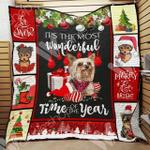 yorkshire terrier christmas hur quilt cysiqs d2488303