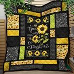 you are my sunflower hippie style quilt blanket great customized blanket gifts for birthday 0