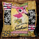 you are my sunshine flamingo cl22100576mdq quilt blanket d2483644