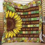 you are my sunshine my dear granddaughter cl18100825mdq quilt blanket d2480912