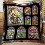 zelda stained glass quilt blanket d2455061
