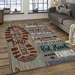 a letter to father thanks gift to the best dad ever quote area rug meaningful gift for fathers day dark room 04