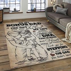 a letter to father thanks gift to the best dad ever quote area rug meaningful gift for fathers day dark room 05