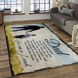 a letter to father thanks gift to the best dad ever quote area rug meaningful gift for fathers day dark room 10
