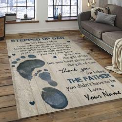 a letter to father thanks gift to the best dad ever quote area rug meaningful gift for fathers day dark room 11
