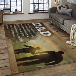 a letter to father thanks gift to the best dad ever quote area rug meaningful gift for fathers day dark room 15