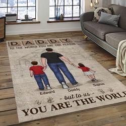 a letter to father thanks gift to the best dad ever quote area rug meaningful gift for fathers day dark room 16