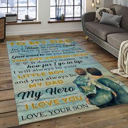 a letter to father thanks gift to the best dad ever quote area rug meaningful gift for fathers day dark room 18