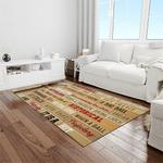 a letter to my dad my baseball partner quote area rug meaningful gift for fathers day light room 02