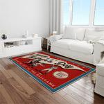 a letter to my dad my baseball partner quote area rug meaningful gift for fathers day light room 10