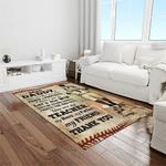 a letter to my dad my baseball partner quote area rug meaningful gift for fathers day light room 11