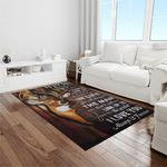 a letter to my dad my father my hero hunting fav quote area rug meaningful gift for fathers day light room 01