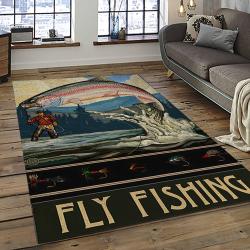 a letter to my dad who love fishing with me quote area rug meaningful gift for fathers day dark room 07