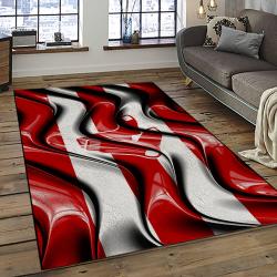 mlb boston red sox baseball team logo rectangle area rug dark room brs40