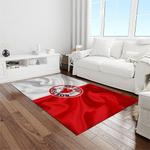 mlb boston red sox baseball team logo rectangle area rug light room brs10