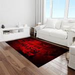 mlb boston red sox baseball team logo rectangle area rug light room brs17