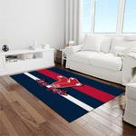 mlb boston red sox baseball team logo rectangle area rug light room brs43