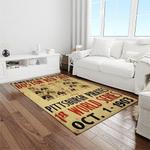 mlb boston red sox baseball team logo rectangle area rug light room brs61
