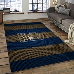 mlb kansas city royals baseball team logo rectangle area rug dark room kcr26