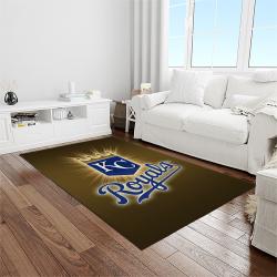 MLB Kansas City Royals Baseball Team Logo Rectangle Area Rug KCR06
