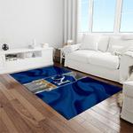 mlb kansas city royals baseball team logo rectangle area rug light room kcr24