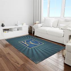 MLB Kansas City Royals Baseball Team Logo Rectangle Area Rug KCR28