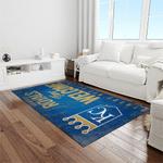 mlb kansas city royals baseball team logo rectangle area rug light room kcr31