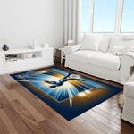 mlb kansas city royals baseball team logo rectangle area rug light room kcr40