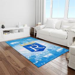 MLB Kansas City Royals Baseball Team Logo Rectangle Area Rug KCR44