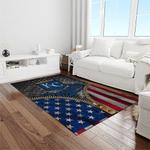 mlb kansas city royals baseball team logo rectangle area rug light room kcr66